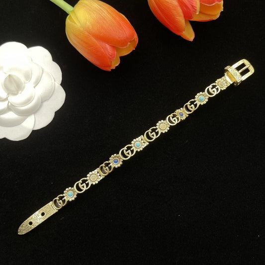 Gucci GG Floral Vintage Bracelets   ITEM NO.: HF-JL019