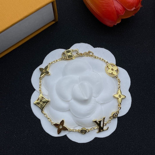 Selected LV Gold Simple Bracelet ITEM NO.: HF-JL039