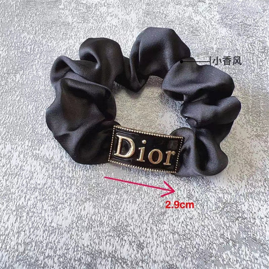 Multicolor Dior Silky Hair Scrunchies ITEM NO.: HF-HD032