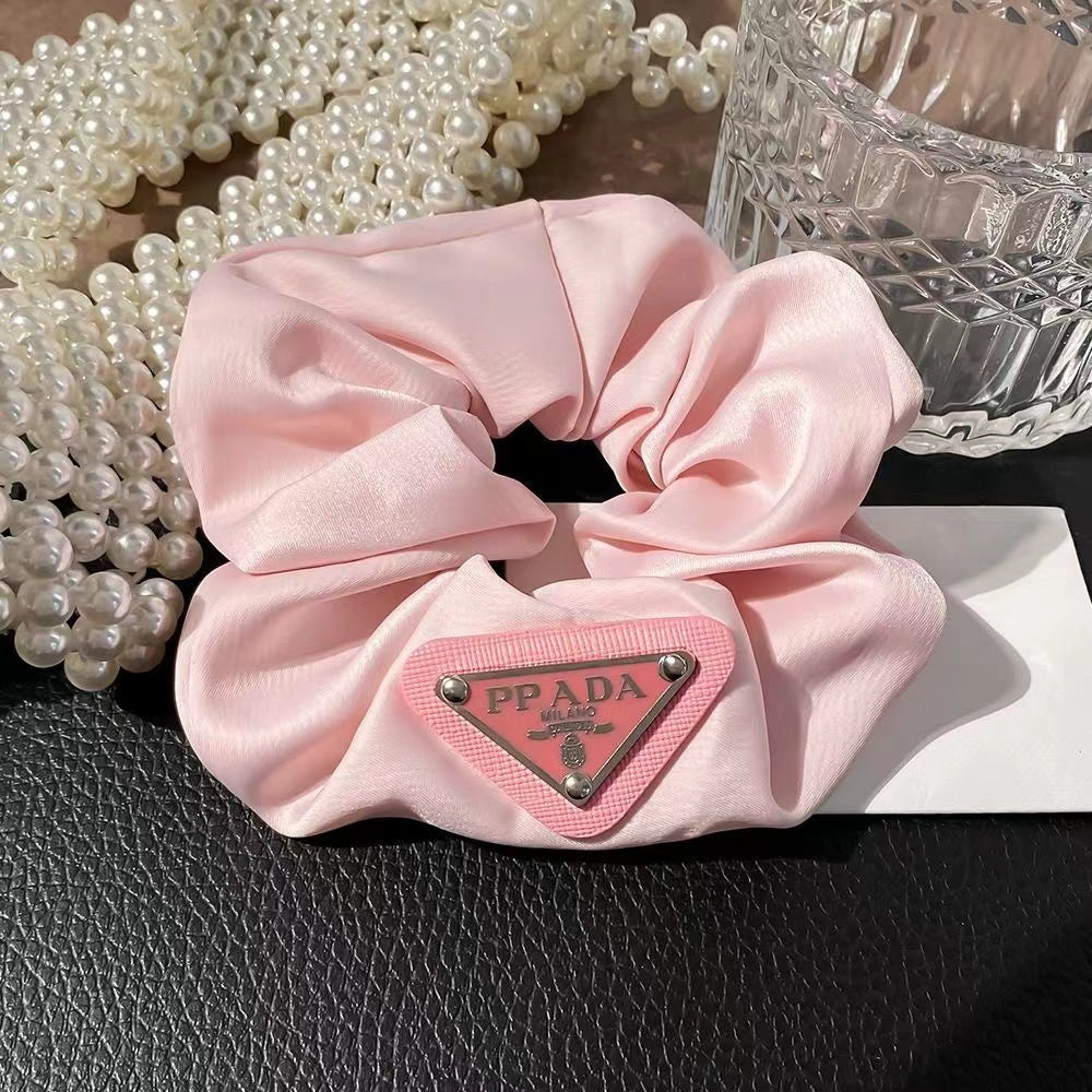 Macaron Colors Prada Ribbon Hair Scrunchies ITEM NO.: HF-HD038