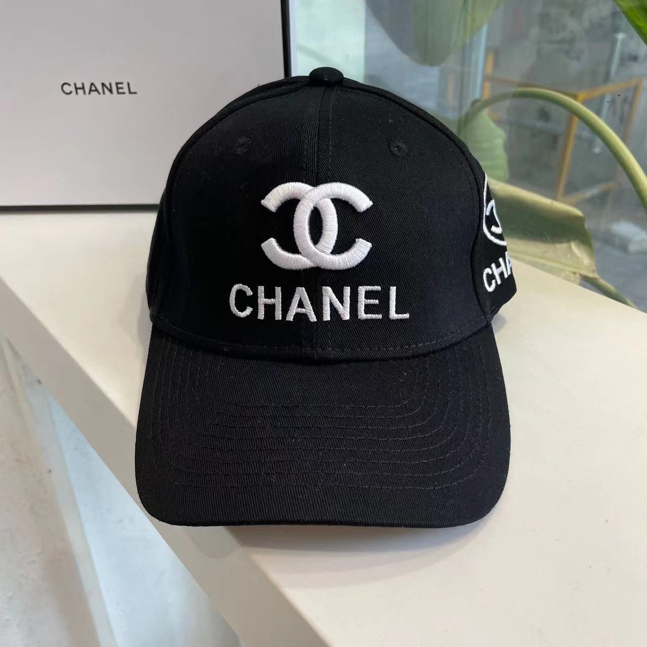 Multicolor Chanel Embroidery Cotton Baseball Cap ITEM NO.: HF-HT039