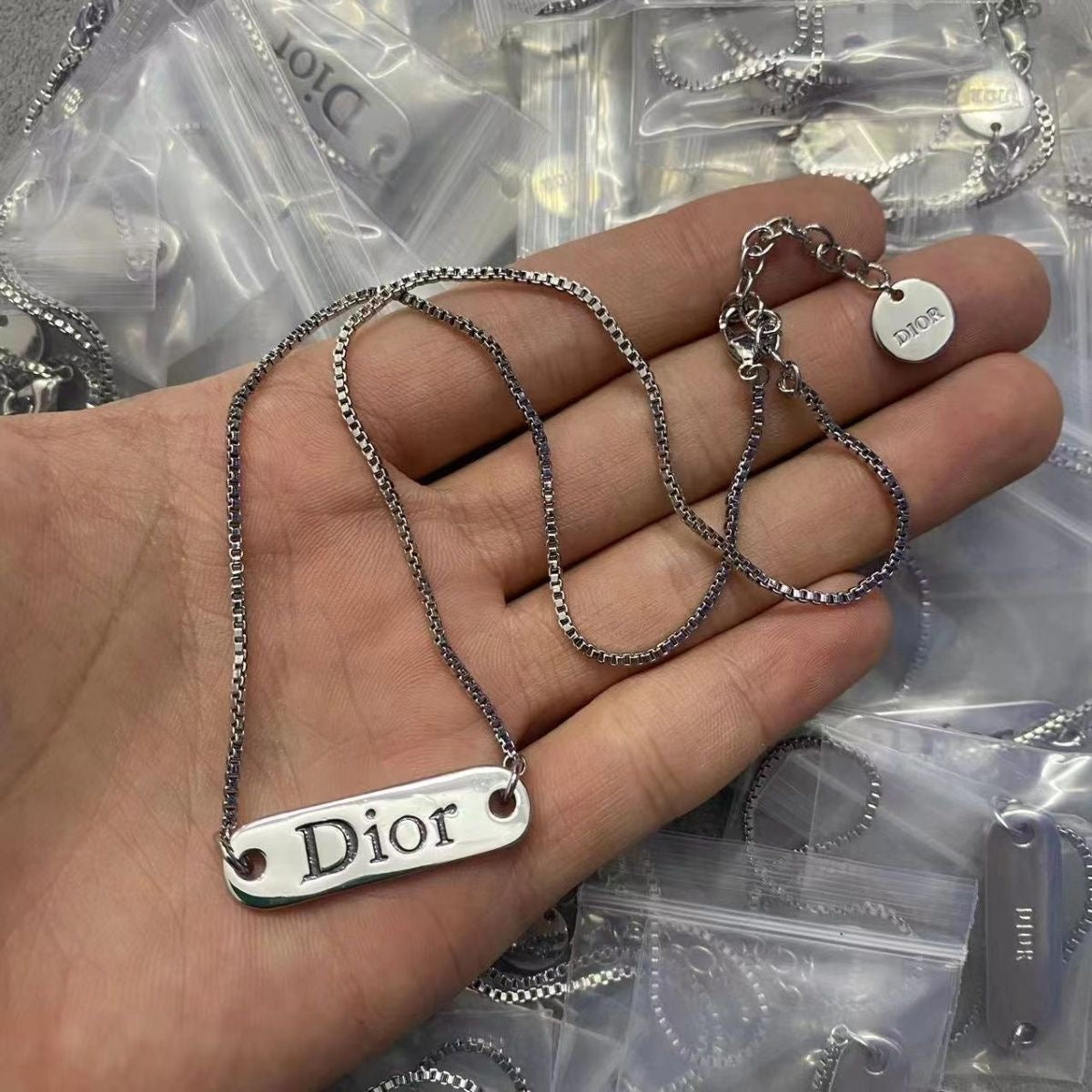 Simple Style Christian Dior Necklace ITEM NO.: HF-JL031