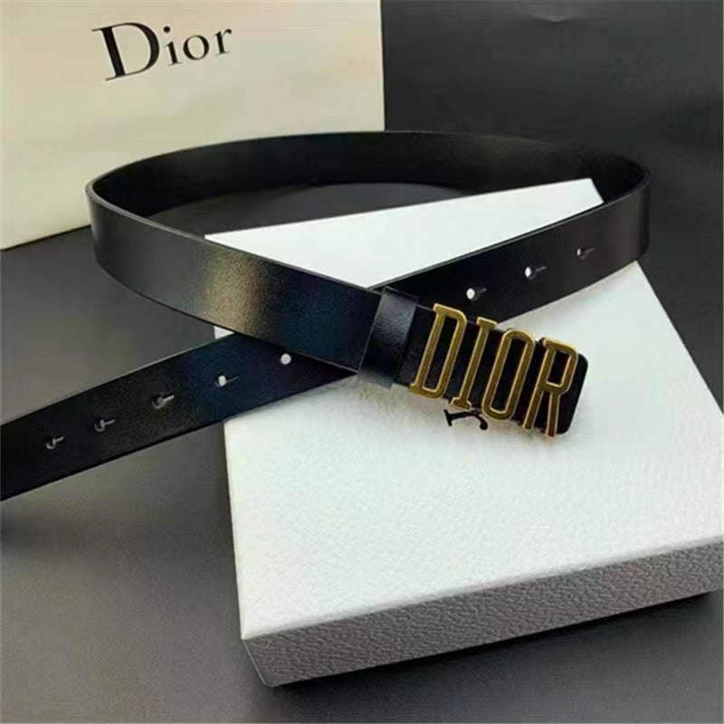 9 Colors Simple Delicate Dior Buckle Leather Belt ITEM NO.: HF-BT040