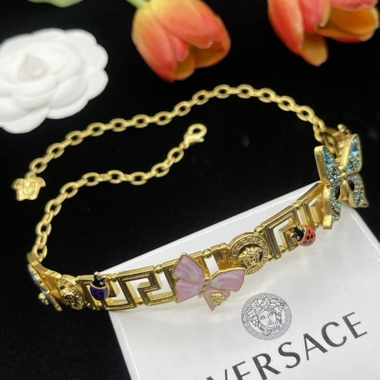 Colorful Embellish Versace Bracelet ITEM NOL: HF-JL014