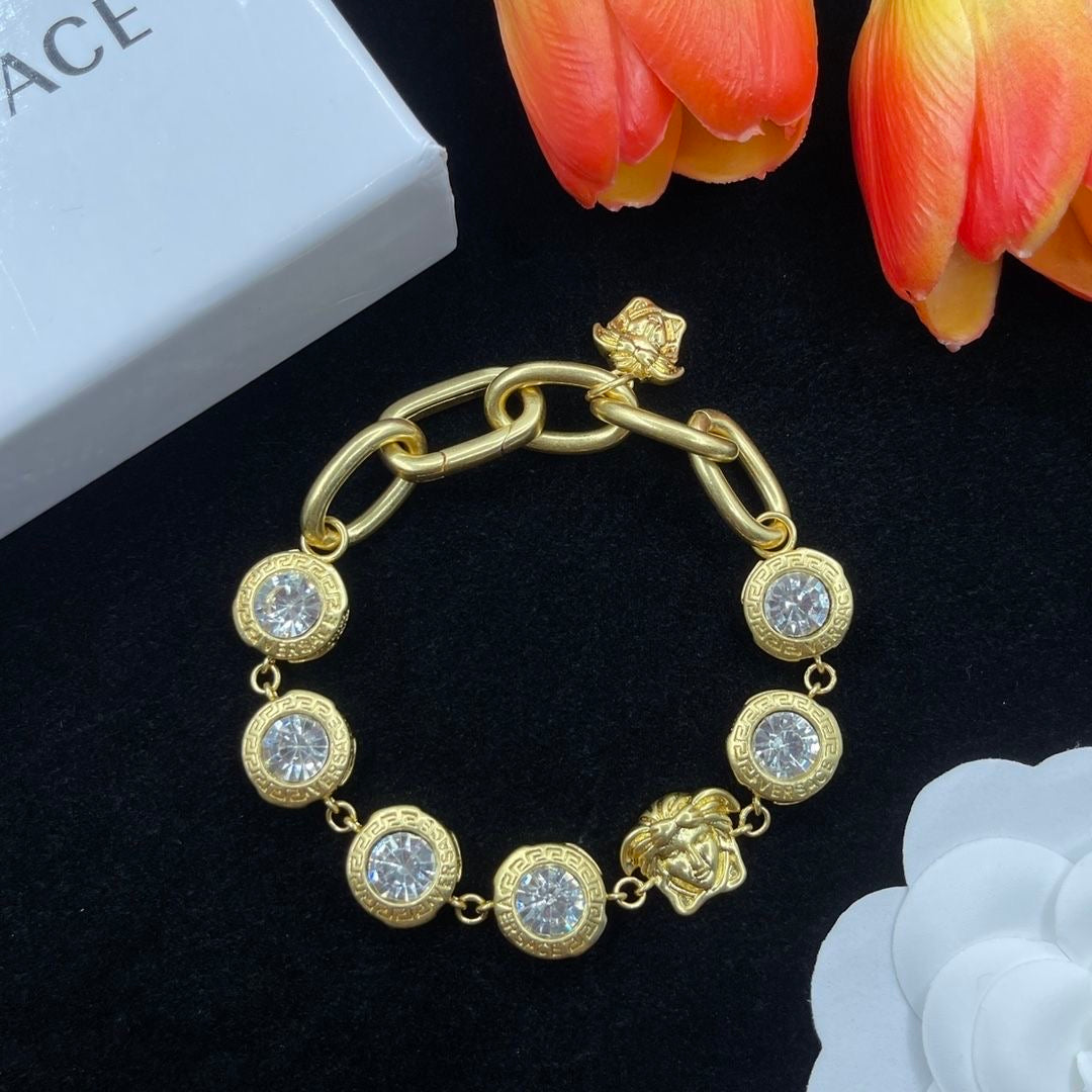 Gorgeous Diamond Versace Bracelet ITEM NO.: HF-JL036