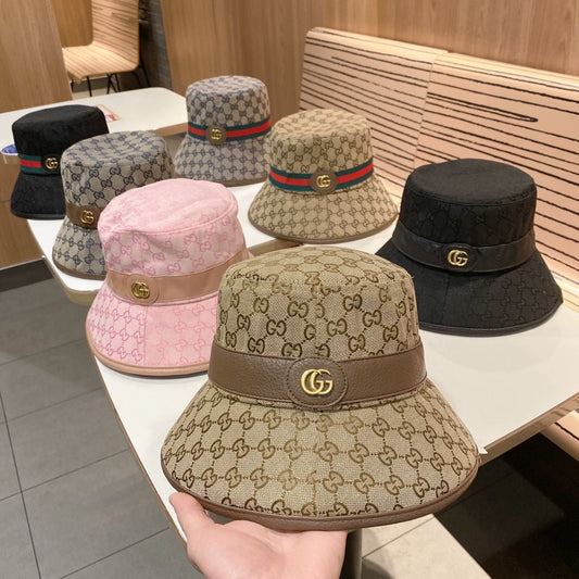 Gucci GG Jacquard Fabric Fisherman Hat ITEM NO.: HF-HT009