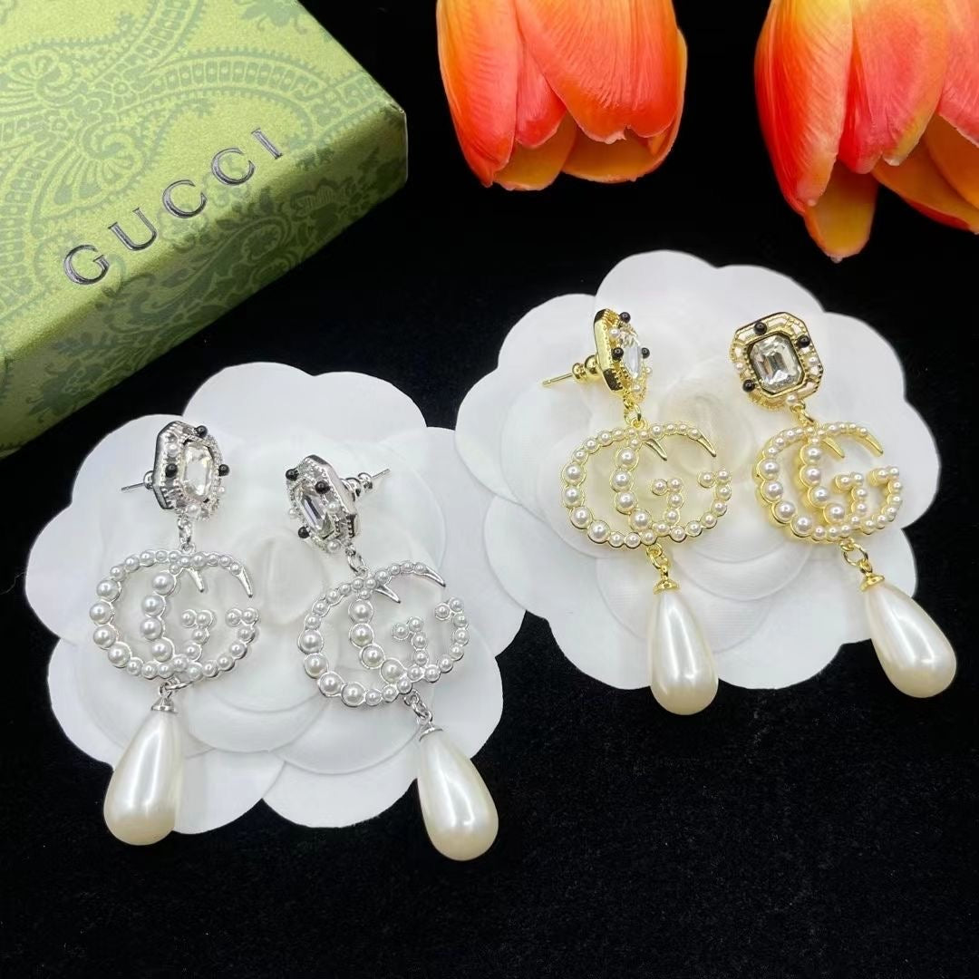 Three Styles Gucci GG Beautiful Earrings ITEM NO.: HF-JL049