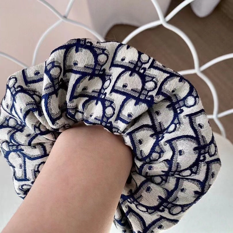 Gorgeous Dior Jacquard Hair Scrunchies ITEM NO. : HF-HD026