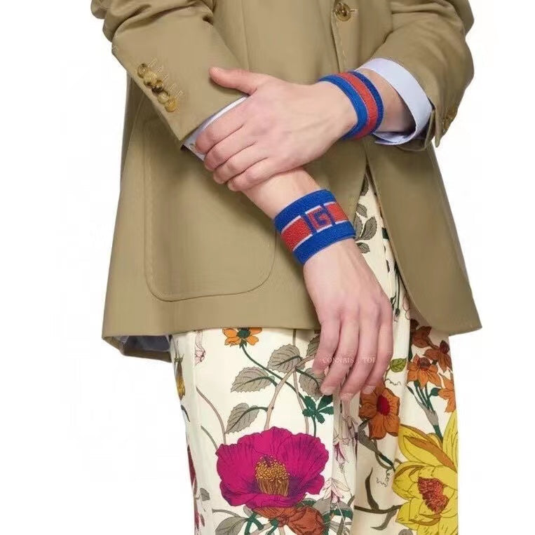 Red Blue Color Headband & Handband Set ITEM NO.: HF-HD008