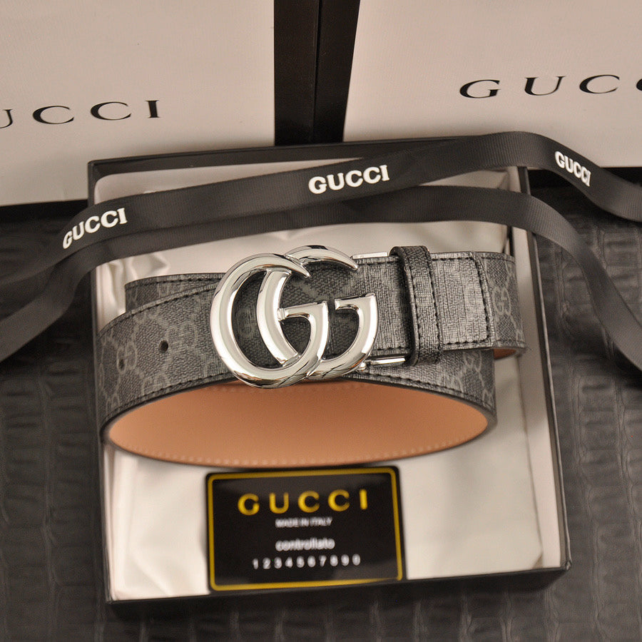 Selected Quality Classical Black Buckle Leather Belt ITEM NO.: HF-BT074