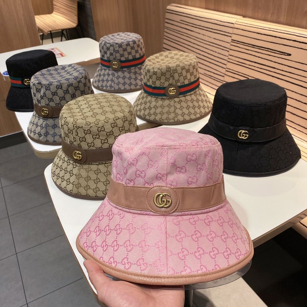 Gucci GG Jacquard Fabric Fisherman Hat ITEM NO.: HF-HT009