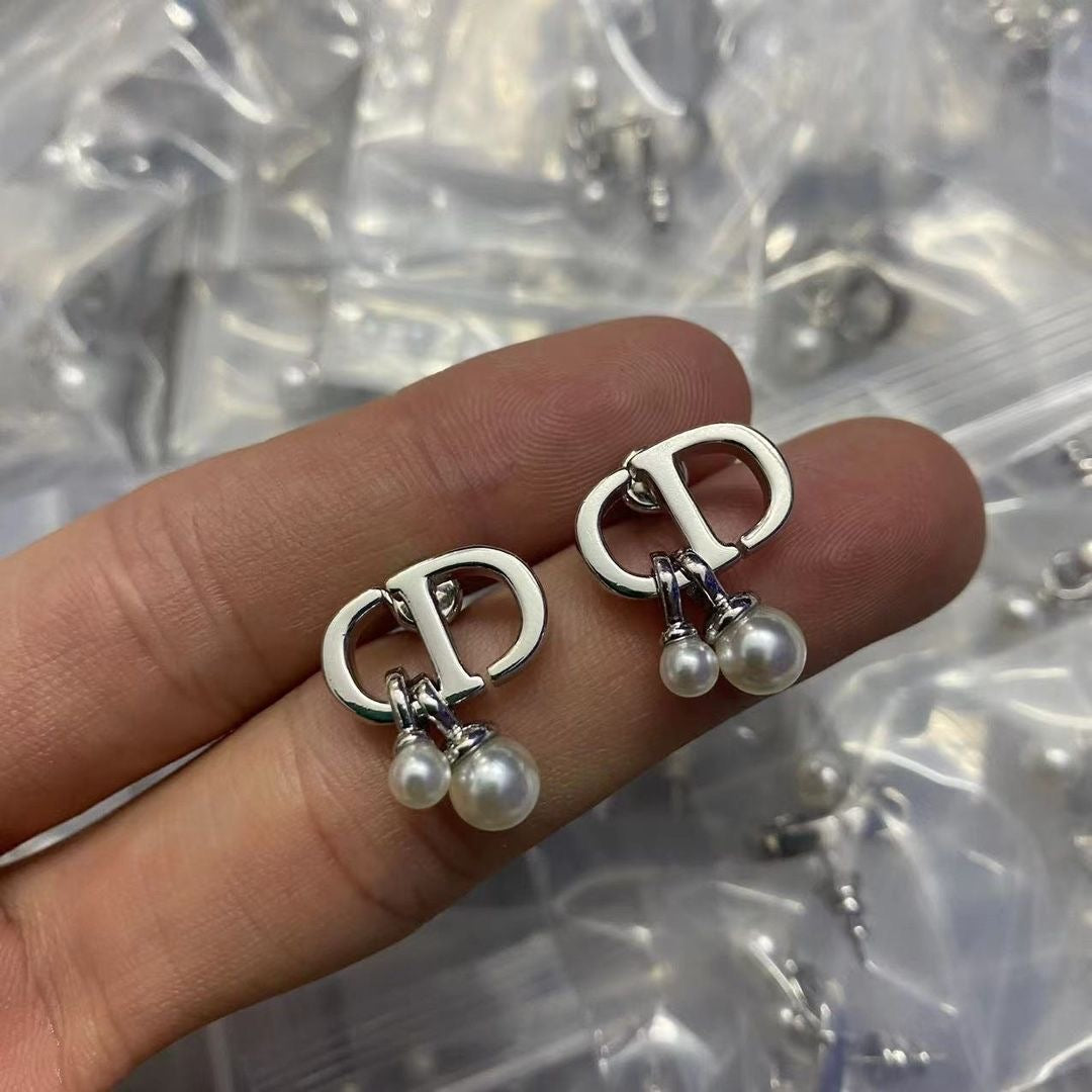 Four Different Styles Christian Dior CD Earrings & Ear Studs ITEM NO.: HF-JL005