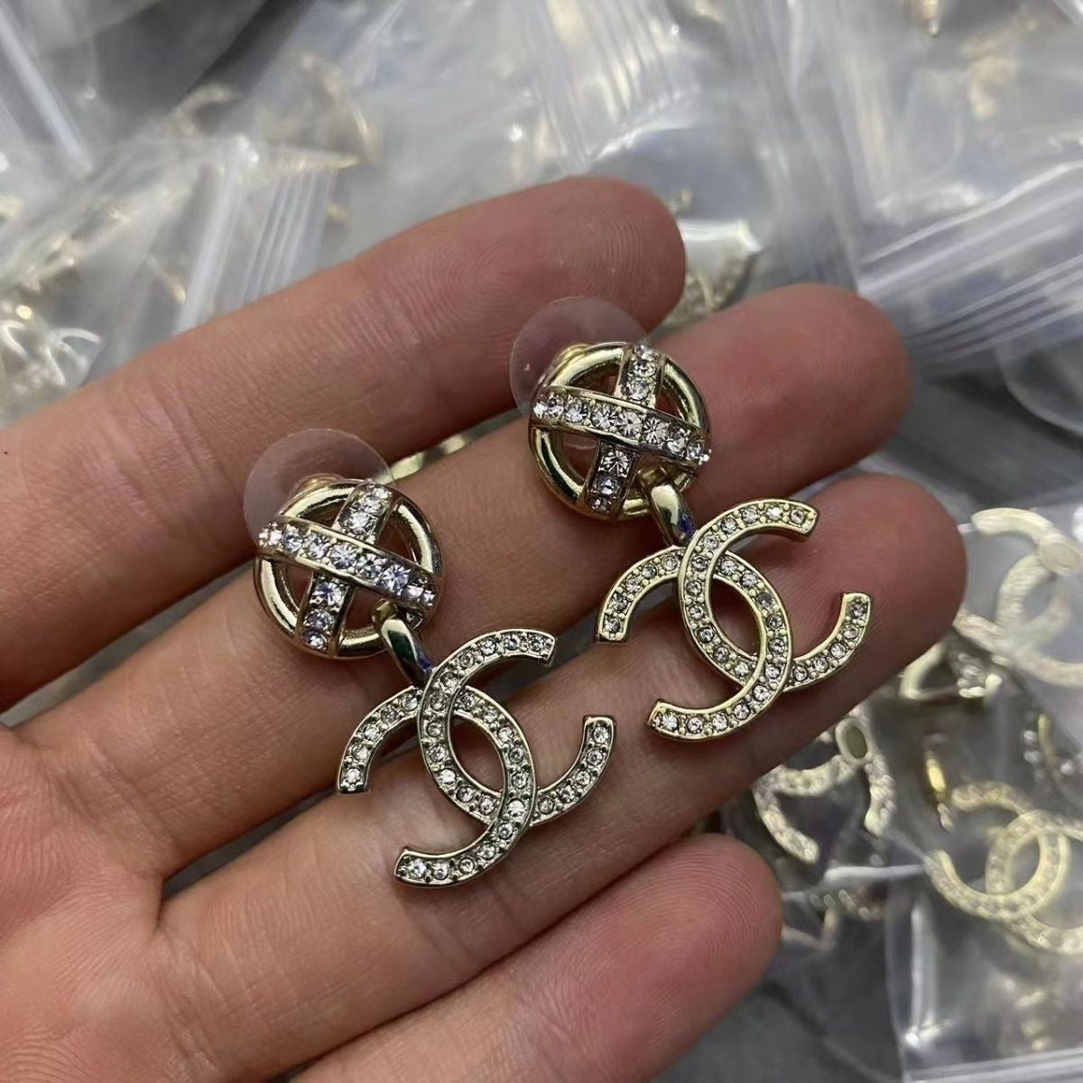 Fifteen Different Styles Chanel CC Earrings & Ear Studs ITEM NO.: HF-JL004