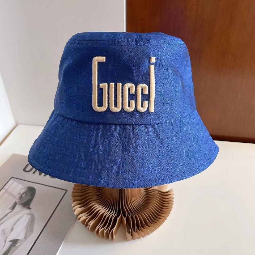 Gucci Embroidery GG Jacquard Bucket Hat ITEM NO.: HF-HT043