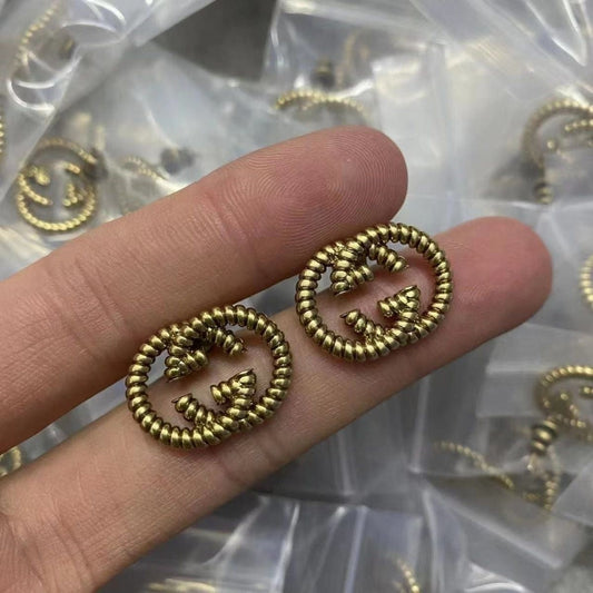Four Styles Vintage Gucci GG Earrings   ITEM NO.: HF-JL054