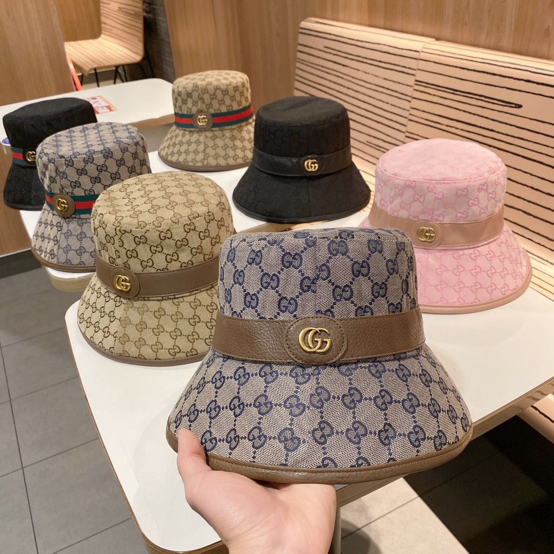 Gucci GG Jacquard Fabric Fisherman Hat ITEM NO.: HF-HT009