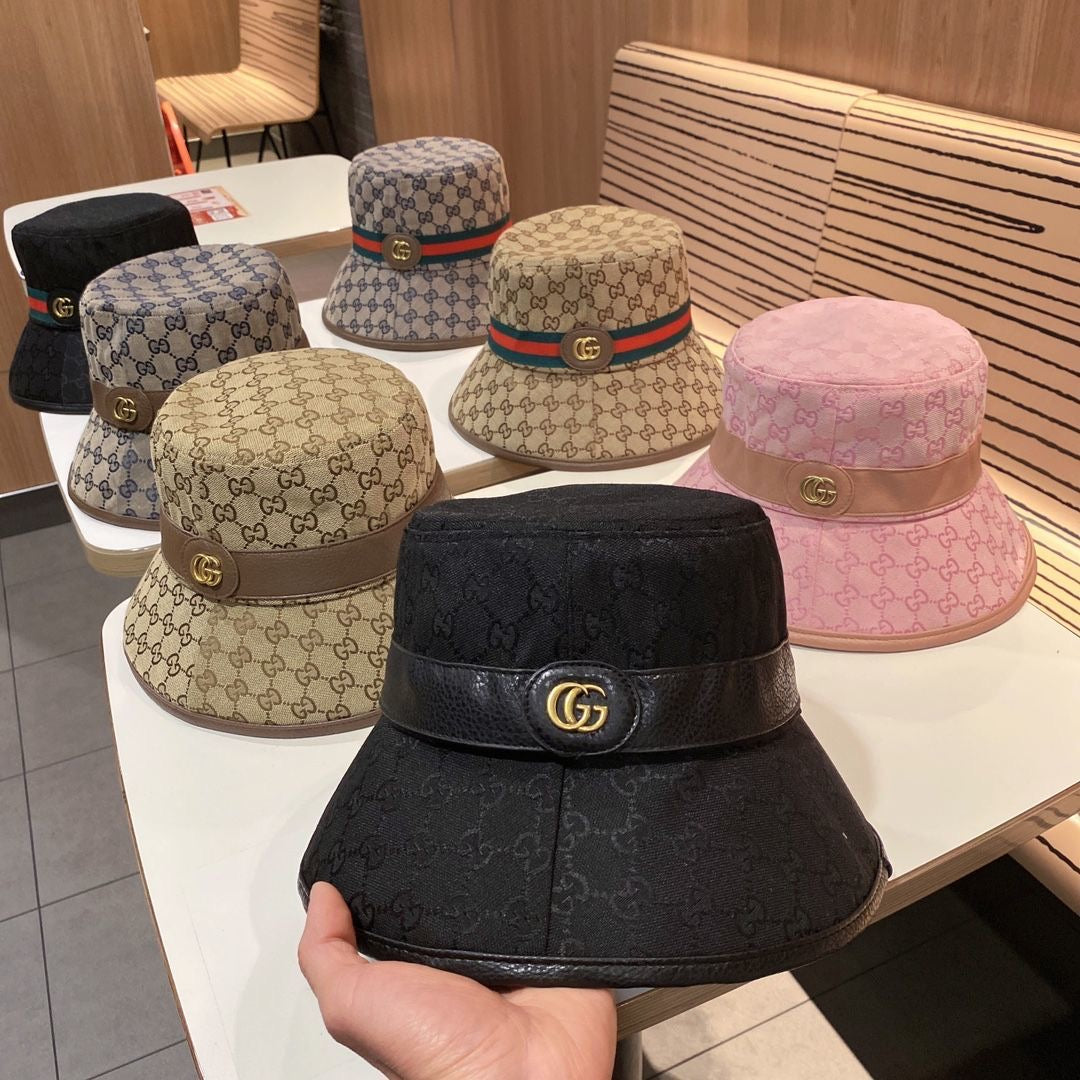 Gucci GG Jacquard Fabric Fisherman Hat ITEM NO.: HF-HT009