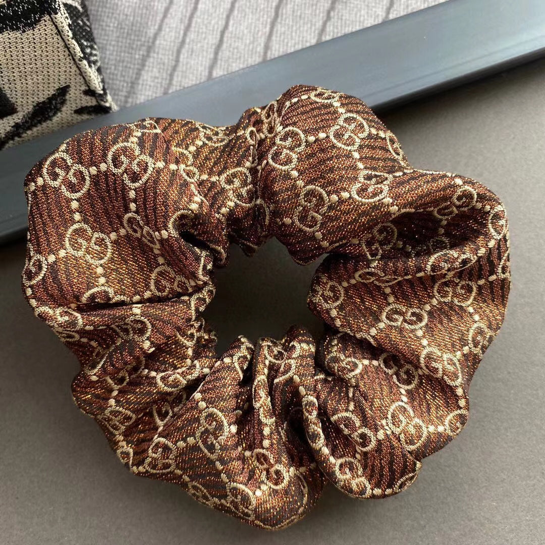 Shining Gucci GG Jacquard Hair Scrunchies ITEM NO.: HF-HD028