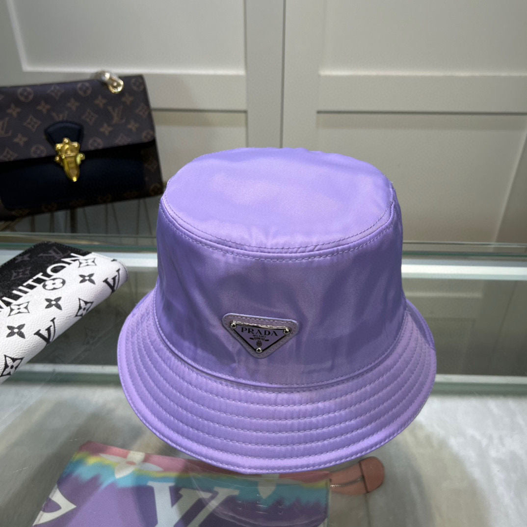 Multicolor Prada Satin Face Bucket Hat ITEM NO.: HF-HT011