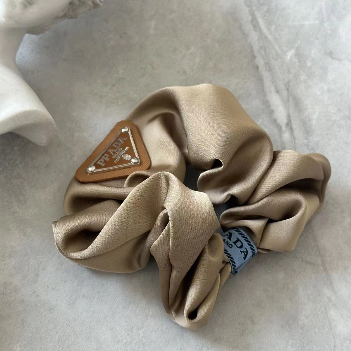 Macaron Colors Prada Ribbon Hair Scrunchies ITEM NO.: HF-HD038