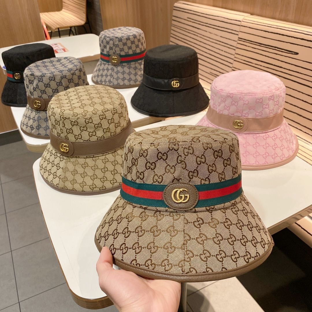 Gucci GG Jacquard Fabric Fisherman Hat ITEM NO.: HF-HT009