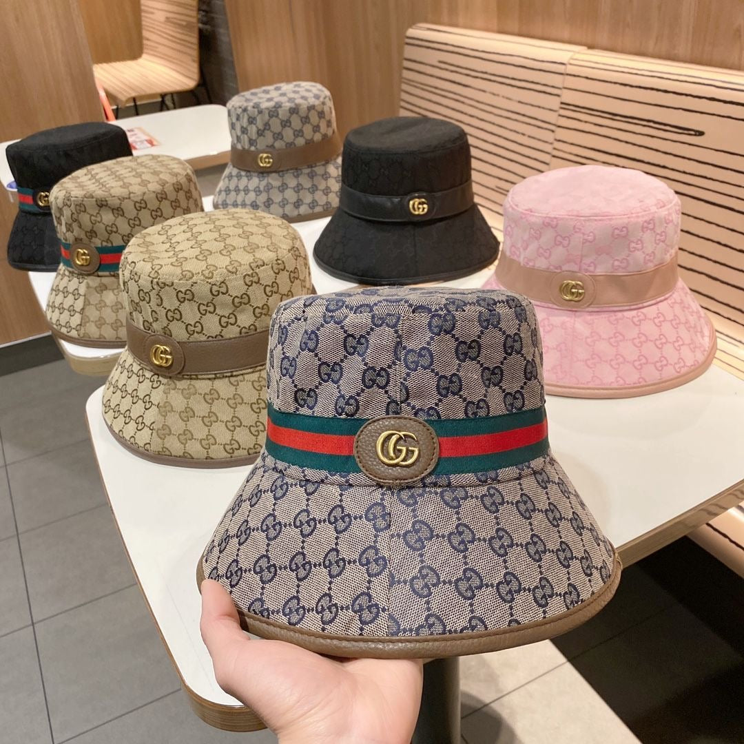 Gucci GG Jacquard Fabric Fisherman Hat ITEM NO.: HF-HT009