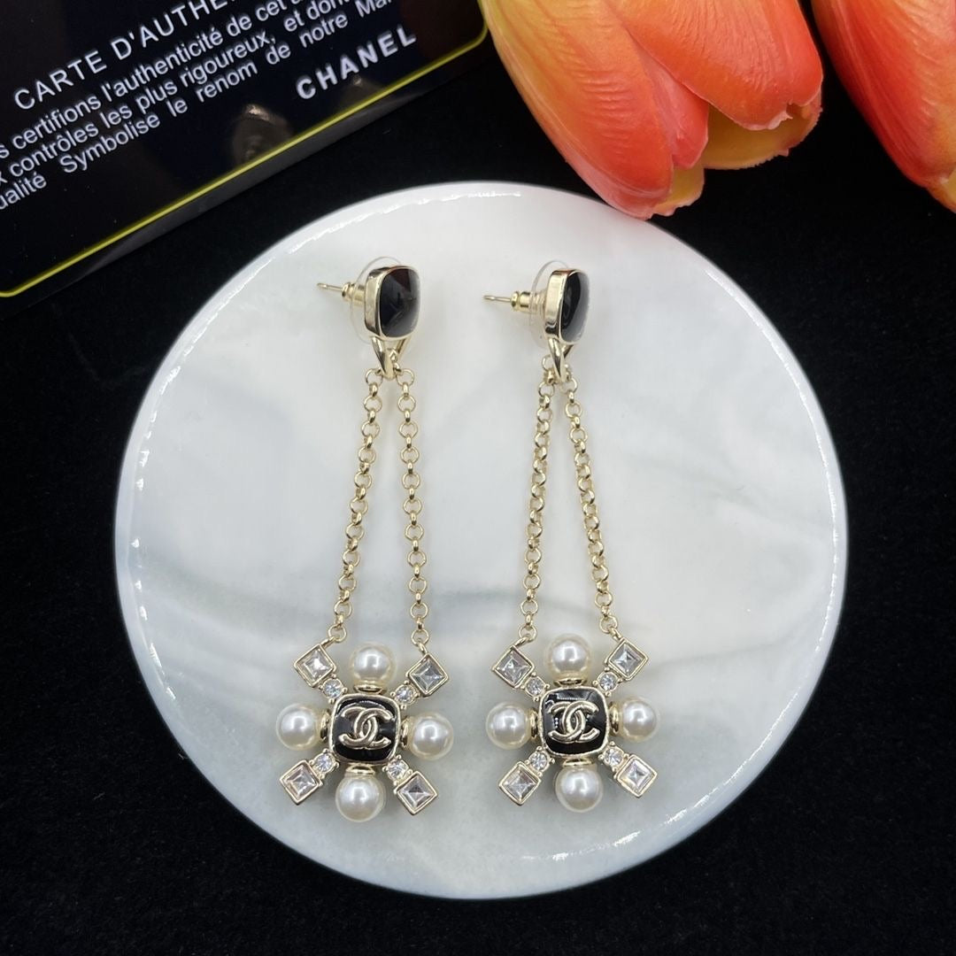 Multi-Styles Chanel CC Pearl Earrings ITEM NO.: HF-JL046