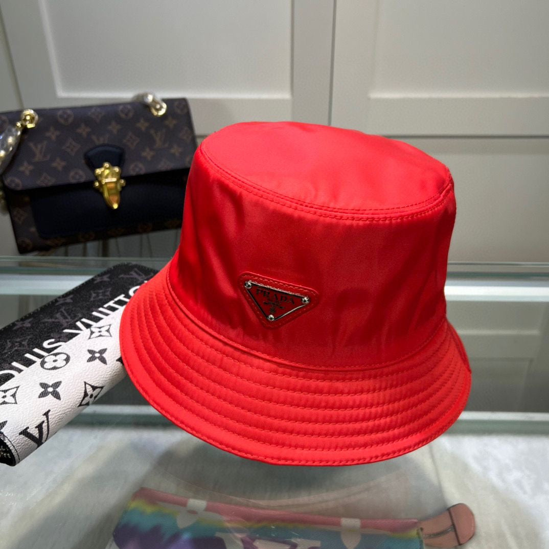 Multicolor Prada Satin Face Bucket Hat ITEM NO.: HF-HT011