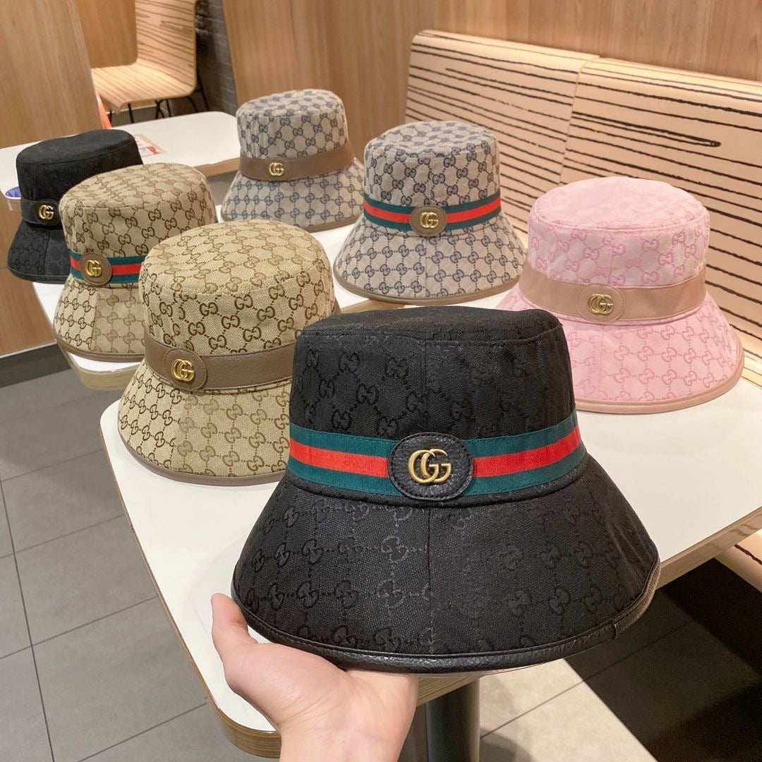 Gucci GG Jacquard Fabric Fisherman Hat ITEM NO.: HF-HT009