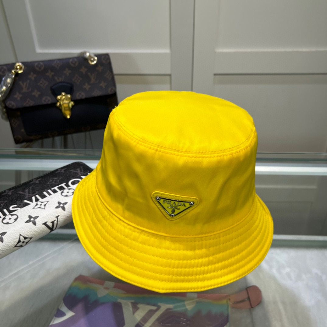 Multicolor Prada Satin Face Bucket Hat ITEM NO.: HF-HT011