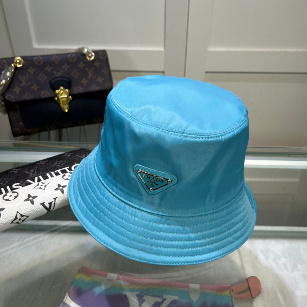 Multicolor Prada Satin Face Bucket Hat ITEM NO.: HF-HT011