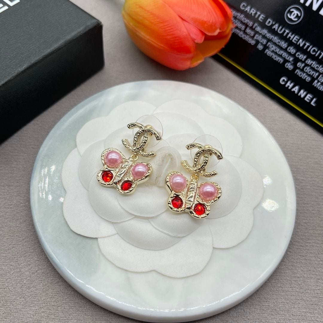 Multi-Styles Chanel CC Pearl Earrings ITEM NO.: HF-JL046