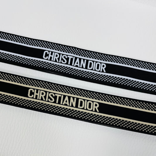 Classic Christian Dior Jacquard Elastic Band Strap Wrap Item NO.: ACC-022