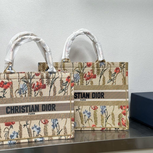 Christian Dior Jacquard Shoulder Bag Handbag Tote Shopping Bag Item NO.: HF-BG014