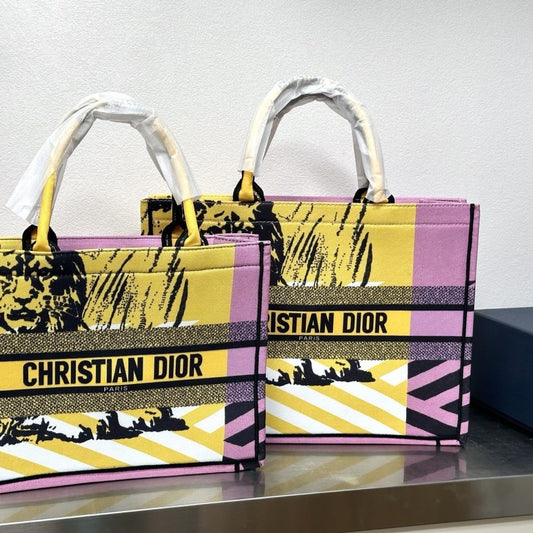 Christian Dior Jacquard Shoulder Bag Handbag Tote Shopping Bag Item NO.: HF-BG008