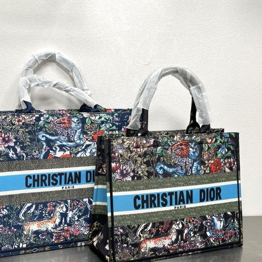 Christian Dior Jacquard Shoulder Bag Handbag Tote Shopping Bag Item NO.: HF-BG020