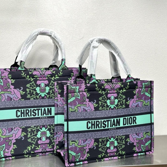 Christian Dior Jacquard Shoulder Bag Handbag Tote Shopping Bag Item NO.: HF-BG012