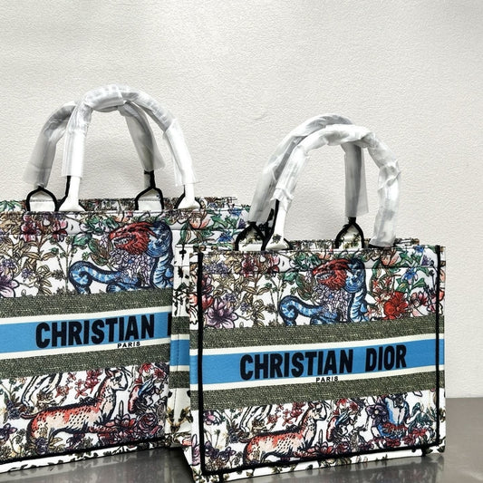 Christian Dior Jacquard Shoulder Bag Handbag Tote Shopping Bag Item NO.: HF-BG015