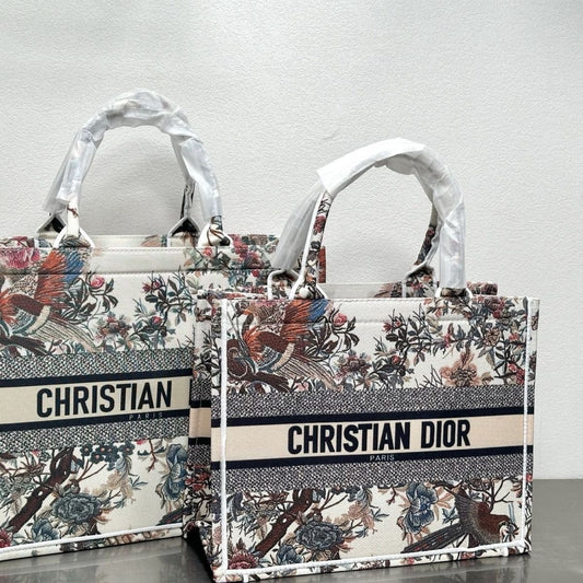 Christian Dior Jacquard Shoulder Bag Handbag Tote Shopping Bag Item NO.: HF-BG016