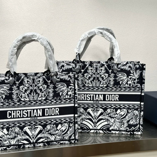 Christian Dior Jacquard Shoulder Bag Handbag Tote Shopping Bag Item NO.: HF-BG019
