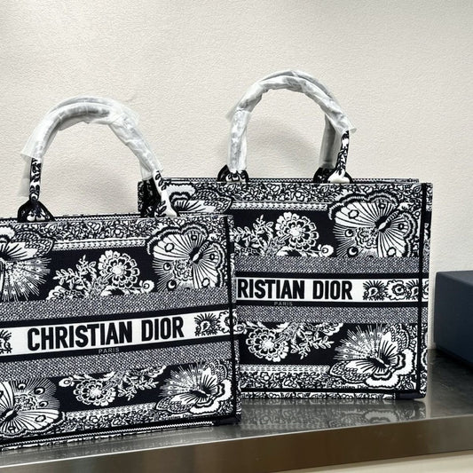 Christian Dior Jacquard Shoulder Bag Handbag Tote Shopping Bag Item NO.: HF-BG024