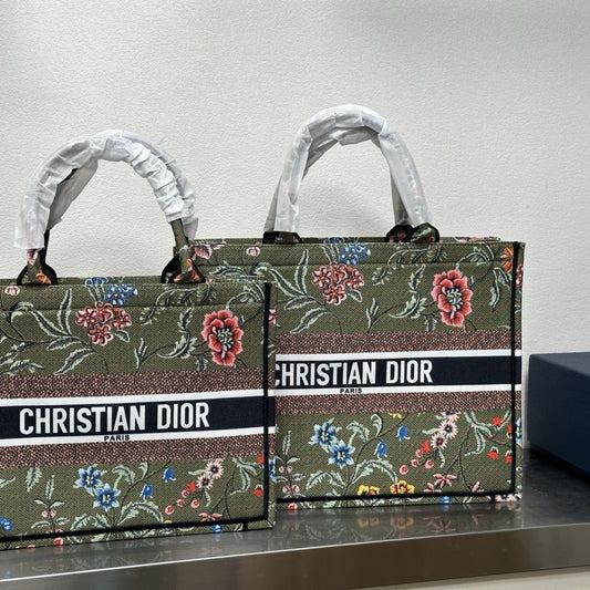 Christian Dior Jacquard Shoulder Bag Handbag Tote Shopping Bag Item NO.: HF-BG025