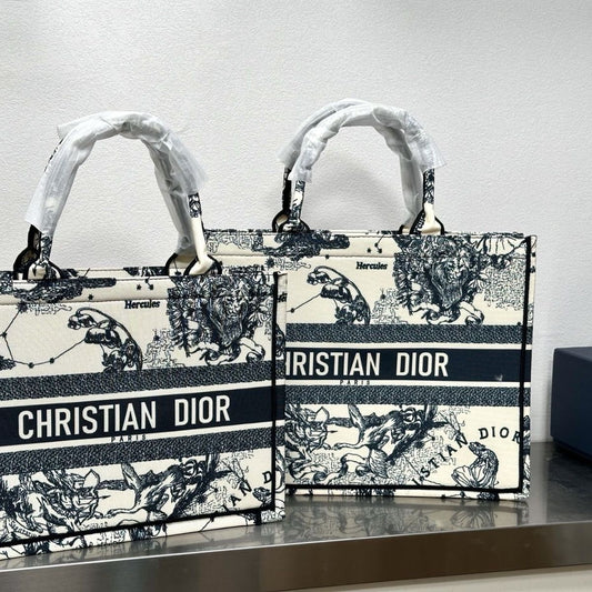 Christian Dior Jacquard Shoulder Bag Handbag Tote Shopping Bag Item NO.: HF-BG032