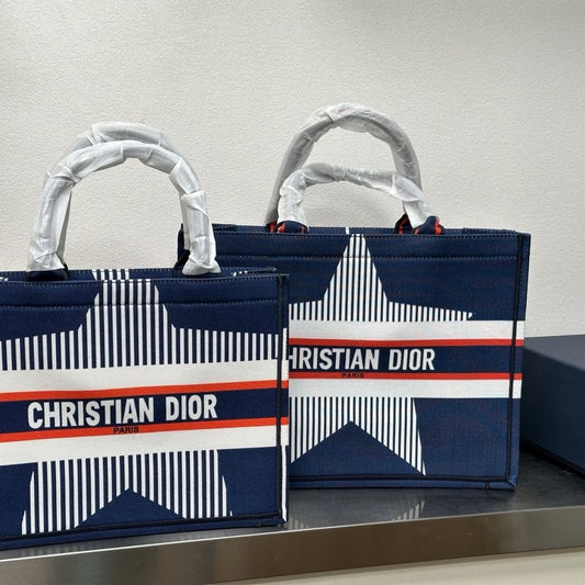 Christian Dior Jacquard Shoulder Bag Handbag Tote Shopping Bag Item NO.: HF-BG022