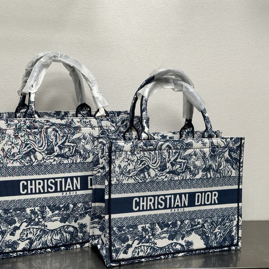Christian Dior Jacquard Shoulder Bag Handbag Tote Shopping Bag Item NO.: HF-BG041