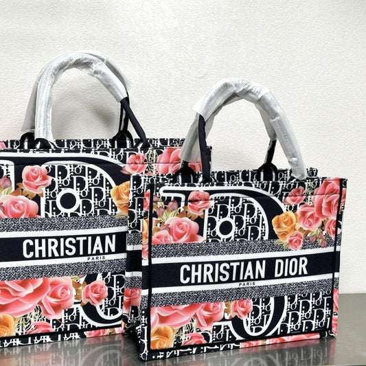 Christian Dior Jacquard Shoulder Bag Handbag Tote Shopping Bag Item NO.: HF-BG026