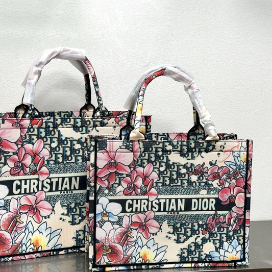 Christian Dior Jacquard Shoulder Bag Handbag Tote Shopping Bag Item NO.: HF-BG028