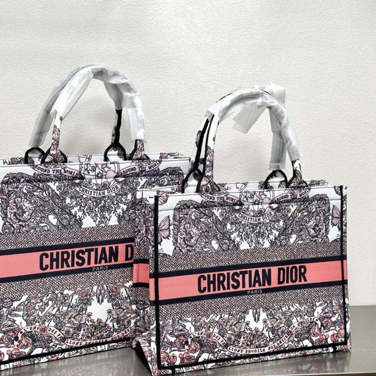 Christian Dior Jacquard Shoulder Bag Handbag Tote Shopping Bag Item NO.: HF-BG029