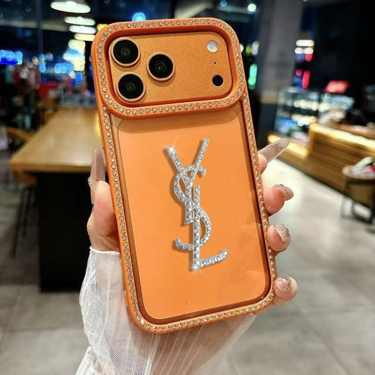 YSL Luxury Rhinestone Shockproof Versatile Phone Case Item NO.:HF-PC013