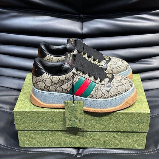 GG Women's Platform Hidden Wedge Distressed Chunky Sneakers Item NO.:HF-SE001